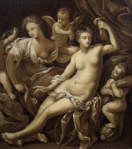 Antiquités - Les 4 saisons - attribué à Francesco Gessi (1588-1649)
